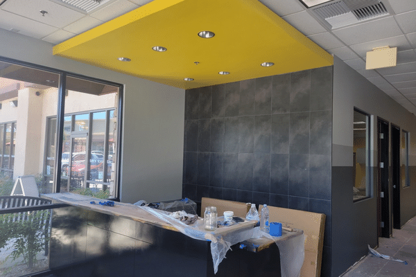 Textured or Flat Walls for a Commercial Space